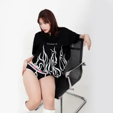 Áo Thun Unisex The Weird Form Rộng ATK730 Giảm Giá Cực Sock 125k Thay Vì 162.5k Phong Cách Đường Phố 6