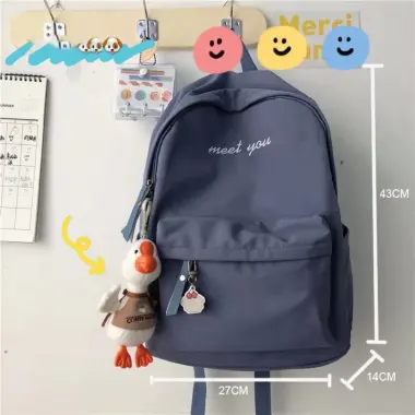 Balo Đi Học Giá Rẻ Meet You Vải Bố Cỡ A4 Chỉ 38500đ - Túi Đi Chơi Học Tập 5 Balo Đi Học Giá Rẻ Meet You Vải Bố Cỡ A4 Chỉ 38500đ - Túi Đi Chơi Học Tập 5