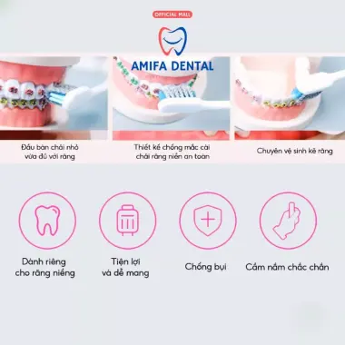 Bàn Chải Chỉnh Nha Chữ U Cho Niềng Răng - Giảm 22% còn 29500đ 4 Bàn Chải Chỉnh Nha Chữ U Cho Niềng Răng - Giảm 22% còn 29500đ 4