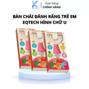Bàn chải trẻ em Eq Tech silicon hình U - Làm sạch răng, bảo vệ nướu - Giá chỉ 31k! 2