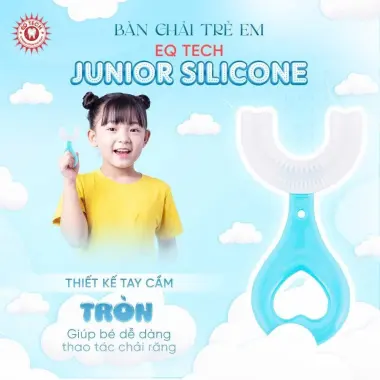 Bàn chải trẻ em Eq Tech silicon hình U - Làm sạch răng, bảo vệ nướu - Giá chỉ 31k! 4