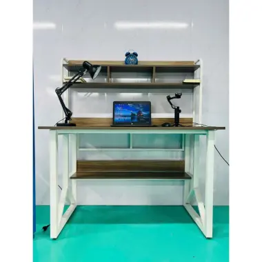 Bàn làm việc kèm 2 tầng thiết kế phong cách hiện đại, bàn học mặt gỗ MDF- nội thất giá xưởng 3 Bàn làm việc kèm 2 tầng thiết kế phong cách hiện đại, bàn học mặt gỗ MDF- nội thất giá xưởng 3