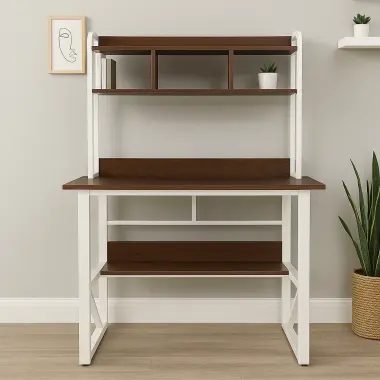 Bàn làm việc kèm 2 tầng thiết kế phong cách hiện đại, bàn học mặt gỗ MDF- nội thất giá xưởng 7 Bàn làm việc kèm 2 tầng thiết kế phong cách hiện đại, bàn học mặt gỗ MDF- nội thất giá xưởng 7