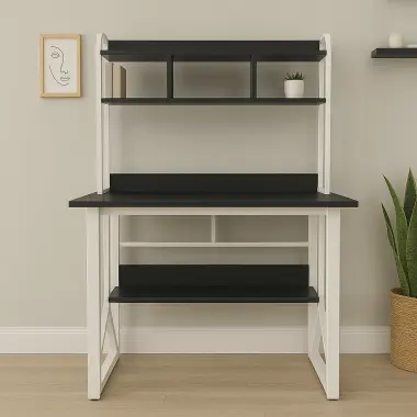 Bàn làm việc kèm 2 tầng thiết kế phong cách hiện đại, bàn học mặt gỗ MDF- nội thất giá xưởng 8 Bàn làm việc kèm 2 tầng thiết kế phong cách hiện đại, bàn học mặt gỗ MDF- nội thất giá xưởng 8