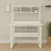 Bàn làm việc kèm 2 tầng thiết kế phong cách hiện đại, bàn học mặt gỗ MDF- nội thất giá xưởng 9