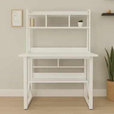 Bàn làm việc kèm 2 tầng thiết kế phong cách hiện đại, bàn học mặt gỗ MDF- nội thất giá xưởng 9 Bàn làm việc kèm 2 tầng thiết kế phong cách hiện đại, bàn học mặt gỗ MDF- nội thất giá xưởng 9