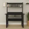 Bàn làm việc kèm 2 tầng thiết kế phong cách hiện đại, bàn học mặt gỗ MDF- nội thất giá xưởng 10