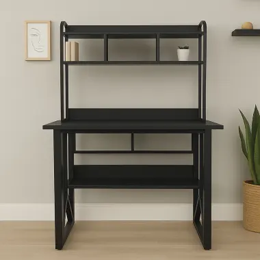 Bàn làm việc kèm 2 tầng thiết kế phong cách hiện đại, bàn học mặt gỗ MDF- nội thất giá xưởng 10 Bàn làm việc kèm 2 tầng thiết kế phong cách hiện đại, bàn học mặt gỗ MDF- nội thất giá xưởng 10