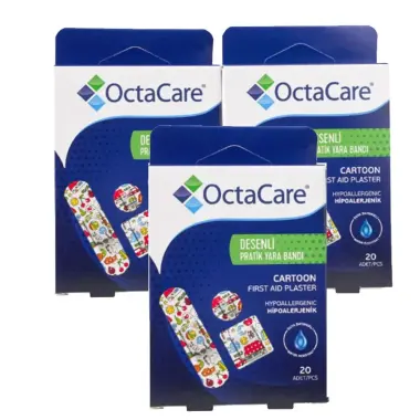 Băng Dán Sơ Cứu Y Tế OctaMed Hoạt Hình, Đa Dạng Kích Thước, Không Kích Ứng, Chịu Nước, Hộp 20 Miếng 11 Băng Dán Sơ Cứu Y Tế OctaMed Hoạt Hình, Đa Dạng Kích Thước, Không Kích Ứng, Chịu Nước, Hộp 20 Miếng 11