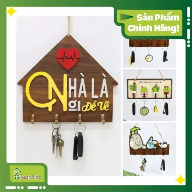 Bảng Gỗ Móc Khóa Decor Phòng Ngủ Phòng Khách Giá Rẻ Chỉ 67320đ - Bách Mộc 2 Bảng Gỗ Móc Khóa Decor Phòng Ngủ Phòng Khách Giá Rẻ Chỉ 67320đ - Bách Mộc 2