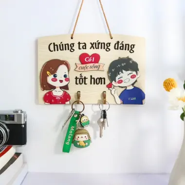 Bảng Gỗ Móc Khóa Decor Phòng Ngủ Phòng Khách Giá Rẻ Chỉ 67320đ - Bách Mộc 27 Bảng Gỗ Móc Khóa Decor Phòng Ngủ Phòng Khách Giá Rẻ Chỉ 67320đ - Bách Mộc 27