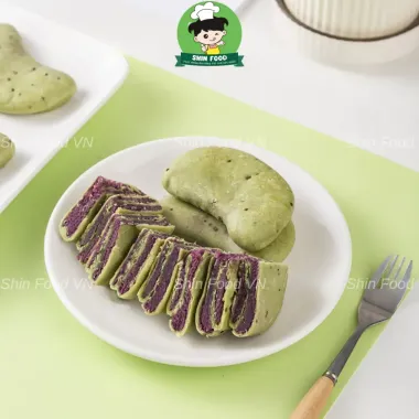 Bánh Ăn Kiêng Matcha Hạt Chia Khoai Lang Tím Ít Đường Shin Food 250g-1kg Thơm Ngon Giá Tốt 59k 6