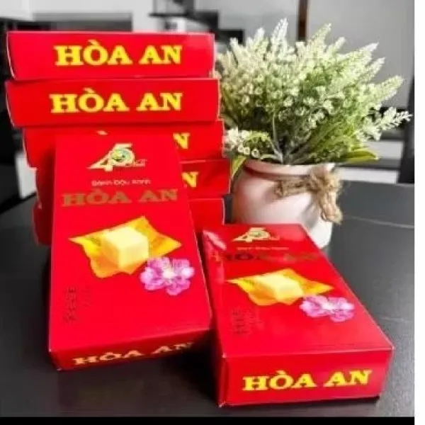 Hình ảnh sản phẩm Bánh Đậu Xanh Hòa An 200g Hải Dương Chính Hãng Giá 30.000đ - Bánh Đặc Sản Hà Nội