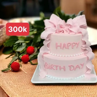 Bánh Kem Giả Đẹp Cực - Bánh Kem Nơ Trắng Giá Chỉ 84.000đ - Giảm Giá 108.360đ