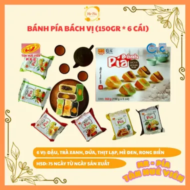 Bánh Pía Bách Vị Tân Huê Viên Sóc Trăng Giảm Giá Cực Sốc - 6 Vị Thơm Ngon 900g Chỉ 195k 1 Bánh Pía Bách Vị Tân Huê Viên Sóc Trăng Giảm Giá Cực Sốc - 6 Vị Thơm Ngon 900g Chỉ 195k 1