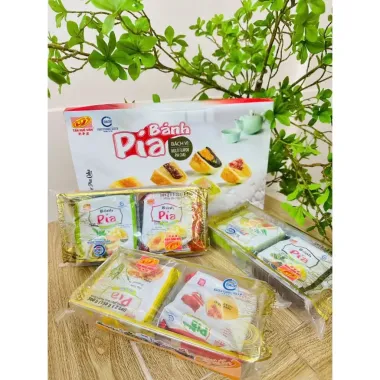 Bánh Pía Bách Vị Tân Huê Viên Sóc Trăng Giảm Giá Cực Sốc - 6 Vị Thơm Ngon 900g Chỉ 195k