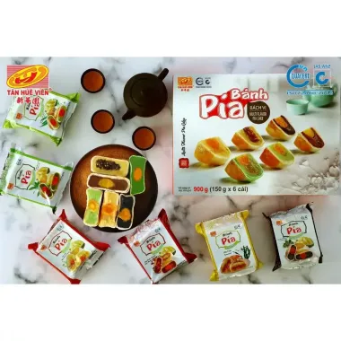Bánh Pía Bách Vị Tân Huê Viên Sóc Trăng Giảm Giá Cực Sốc - 6 Vị Thơm Ngon 900g Chỉ 195k
