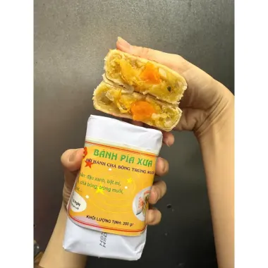 Bánh Pía Xưa Gói Giấy Nhân Mỡ Hành Chà Bông Trứng Muối 350g 4 Cái Giá Cốt 59k 1 Bánh Pía Xưa Gói Giấy Nhân Mỡ Hành Chà Bông Trứng Muối 350g 4 Cái Giá Cốt 59k 1