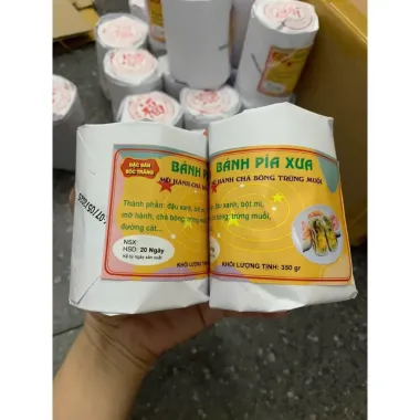 Bánh Pía Xưa Gói Giấy Nhân Mỡ Hành Chà Bông Trứng Muối 350g 4 Cái Giá Cốt 59k 6 Bánh Pía Xưa Gói Giấy Nhân Mỡ Hành Chà Bông Trứng Muối 350g 4 Cái Giá Cốt 59k 6