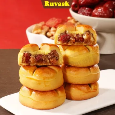 Bánh Táo Đỏ Óc Chó Không Đường Giảm Giá - Bánh Nướng Mềm Dẻo Thơm Ngon 1kg Ruvask chỉ 42.000đ 6