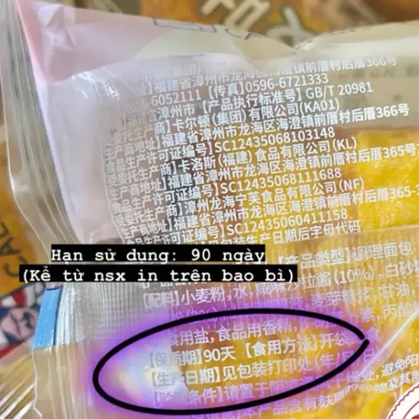 Hình ảnh sản phẩm Bánh trứng cuộn ruốc kem Calleton, bánh mì da trứng chà bông, bánh cuộn trứng nhân sốt salad ruốc Carlton