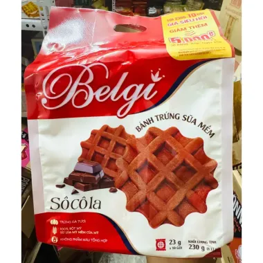 Bánh Trứng Sữa Mềm Belgi Giảm Giá - Túi 230g Cốm Dừa Trứng Gà Tươi Chỉ 39.977đ 6