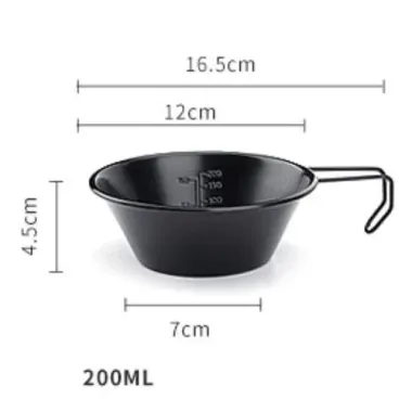 Bát Dã Ngoại Siêu Nhẹ Inox 304 Chống Dính Cắm Trại Giá Rẻ 55k