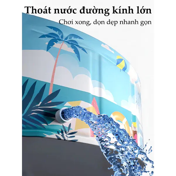 Hình ảnh sản phẩm Bể Bơi Gấp Gọn Giá Rẻ Không Cần Bơm Hơi - Tiết Kiệm 115k - 429k