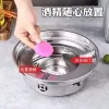 Bếp Cồn Inox Chắn Gió Cao Cấp - Nấu Lẩu, Du Lịch, Dã Ngoại Tiện Lợi Giá 56k