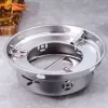 Bếp Cồn Inox Chắn Gió Cao Cấp - Nấu Lẩu, Du Lịch, Dã Ngoại Tiện Lợi Giá 56k 4