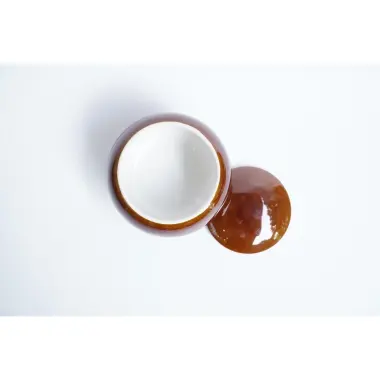 Bình bát Phật Giáo gốm sứ nâu - Khất thực cầu sức khỏe an lành giá chỉ 185k 10