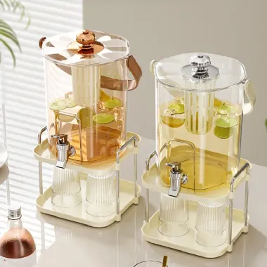 Bình Đựng Nước Lạnh Cắm Trại 5L Có Vòi và Tay Cầm Di Động - Giảm Giá 180.400đ 2