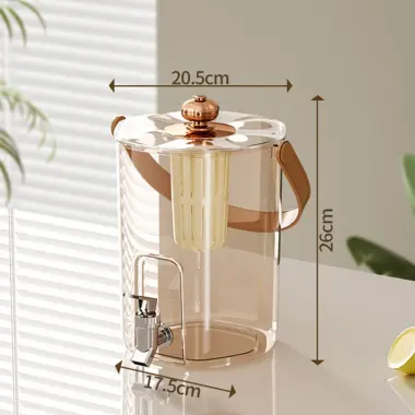 Bình Đựng Nước Lạnh Cắm Trại 5L Có Vòi và Tay Cầm Di Động - Giảm Giá 180.400đ 6