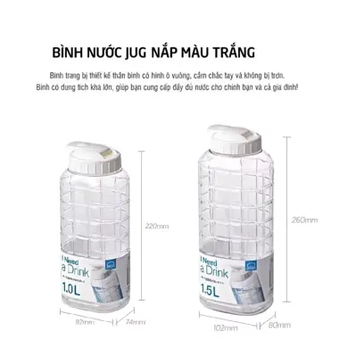 Bình Đựng Nước Lock&Lock 1L-2.6L BPA Free Giá Cực Tốt Chỉ 52000đ 5