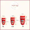 Bình giữ nhiệt, Ca đựng nước đá có quai xách BeCool cao cấp dung tích 1L, 1.5L, 2L Chấn Thuận Thành 6