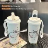 Bình Giữ Nhiệt Inox 316 Hello Kitty Dung Tích Lớn Có Ống Hút Giá Rẻ Cho Học Sinh Nam Nữ 3