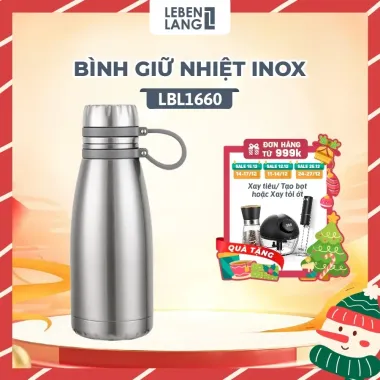 Bình giữ nhiệt Lebenlang inox cao cấp LBL1.660 giảm 18% còn 246.180đ 1
