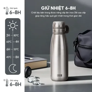 Bình giữ nhiệt Lebenlang inox cao cấp LBL1.660 giảm 18% còn 246.180đ 4