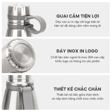 Bình giữ nhiệt Lebenlang inox cao cấp LBL1.660 giảm 18% còn 246.180đ 6