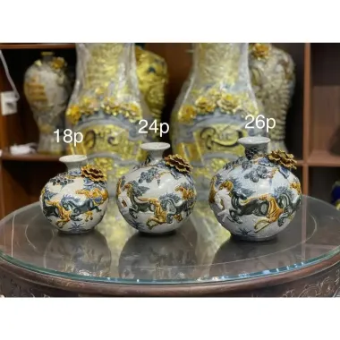 Bình Hút Lộc Thuận Buồm Gốm Sứ Bát Tràng Cao Cấp - Giảm 22% Chỉ Còn 489k 5