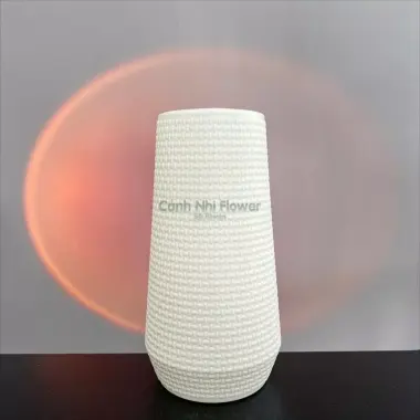 Bình Nhựa Vân Hạt Trai Cao 25cm Cắm Hoa Phong Cách Bắc Âu Giá Rẻ 84.000đ
