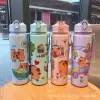 Bình Nước Cappybara Cho Bé Đi Học 800ml Giá Rẻ Chỉ 29000đ Có Quai Xách Tiện Lợi 3