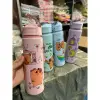 Bình Nước Cappybara Cho Bé Đi Học 800ml Giá Rẻ Chỉ 29000đ Có Quai Xách Tiện Lợi 4