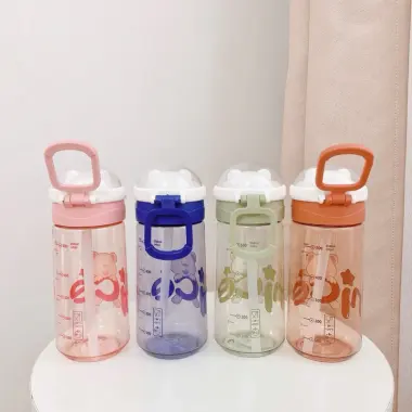 Bình Nước Cho Bé 550ML Chất Liệu An Toàn PP+PC Giá Rẻ Chỉ 58K 6