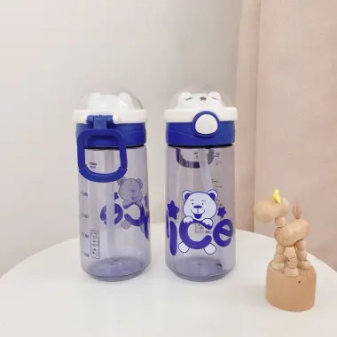 Bình Nước Cho Bé 550ML Chất Liệu An Toàn PP+PC Giá Rẻ Chỉ 58K 7