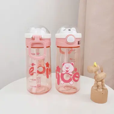 Bình Nước Cho Bé 550ML Chất Liệu An Toàn PP+PC Giá Rẻ Chỉ 58K 9