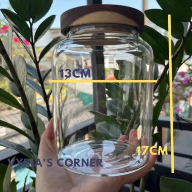 Bình Thủy Tinh Nuôi Scoby Kombucha 1200ml 2800ml 4500ml Nắp Gỗ - Giảm 20% còn 199k 3