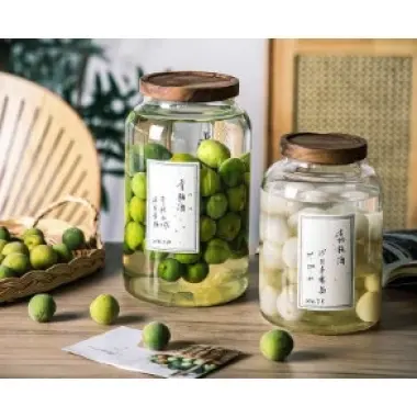Bình Thủy Tinh Nuôi Scoby Kombucha 1200ml 2800ml 4500ml Nắp Gỗ - Giảm 20% còn 199k 4