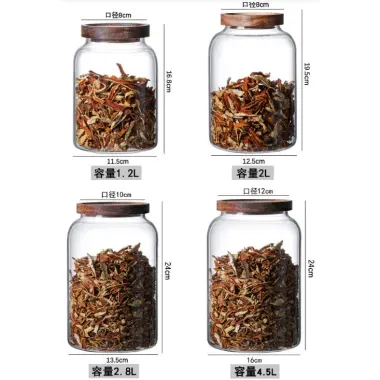 Bình Thủy Tinh Nuôi Scoby Kombucha 1200ml 2800ml 4500ml Nắp Gỗ - Giảm 20% còn 199k 7