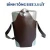 Bình Tông Inox Đựng Rượu Nước Siêu Bền 0.25L-5L Du Lịch Dã Ngoại Tặng Túi Da 9